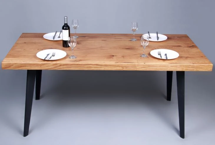 Veneer Elm Wood Table Top