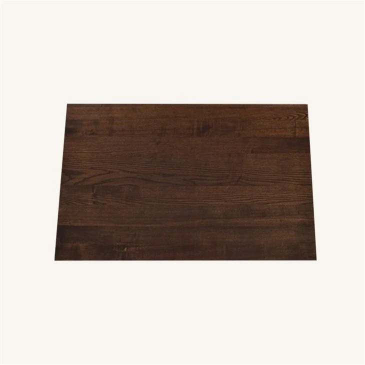 Solid Ash Wood Executive Office Desk Top in Walnut Color high quality
