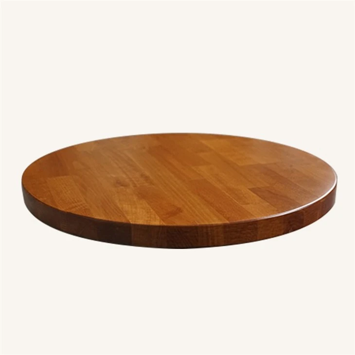 Solid Beech Wood Butcher Block Dining in Cherry Color Manufacturer factory